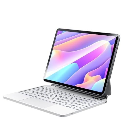 ✨ BETTDOW Capa com Teclado e Trackpad para iPad iPad Air 11 inch M3 2025/Air 6ª 11 polegadas M2 2024/iPad Air 4th/5th 10.9 inch & iPad Pro 11 inch (4th/...