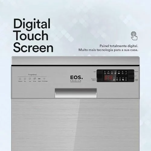 ✨ Lava Louças Eos 10 Serviços Prata Ell10s 220v