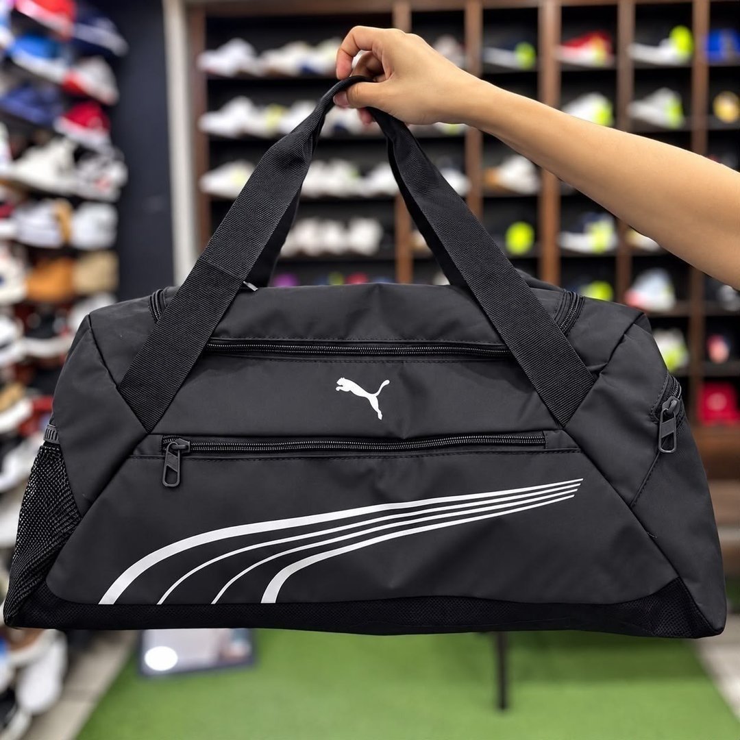 ✨ Mala Puma Preta Challenger Fundamentals Sports Media Único