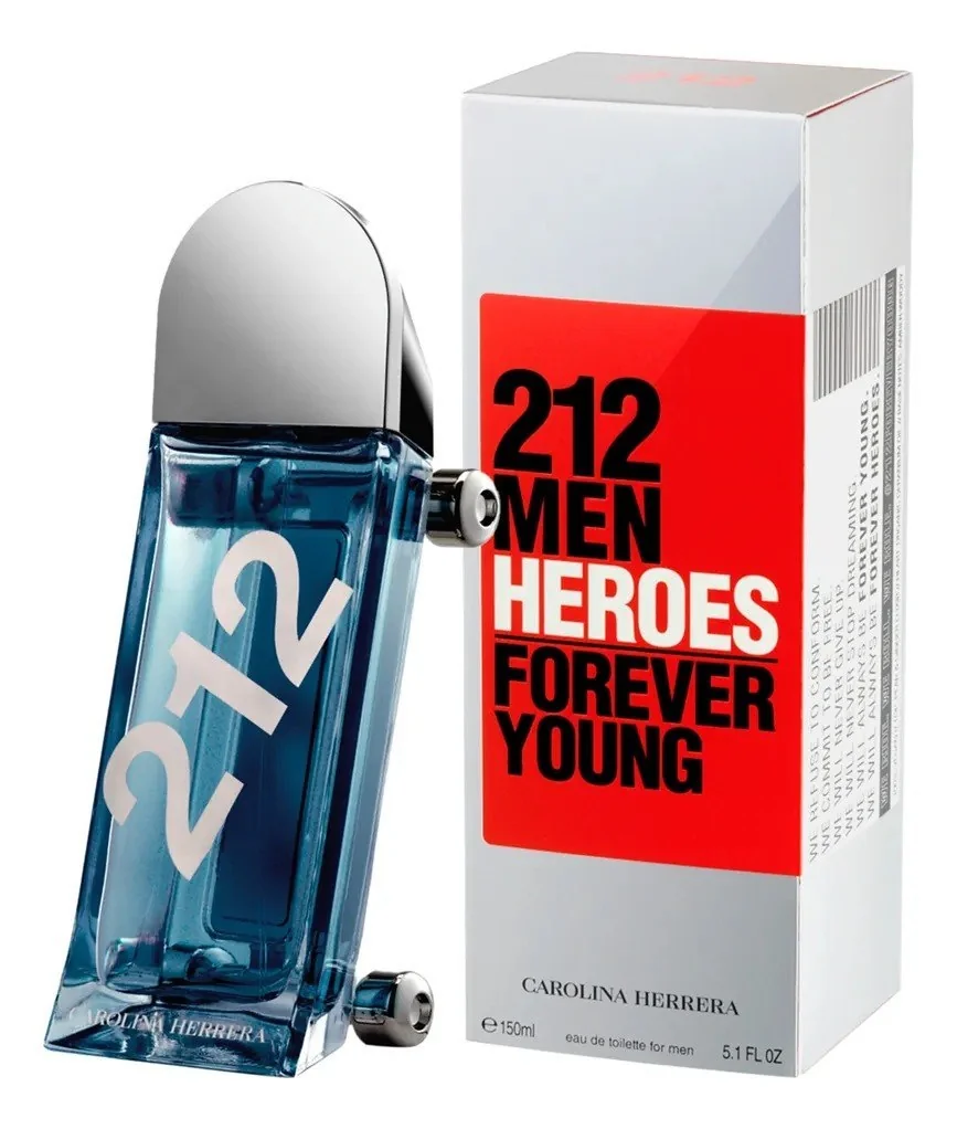 ✨ Perfume Carolina Herrera 212 Men Heroes Eau de Toilette 150ml masculino