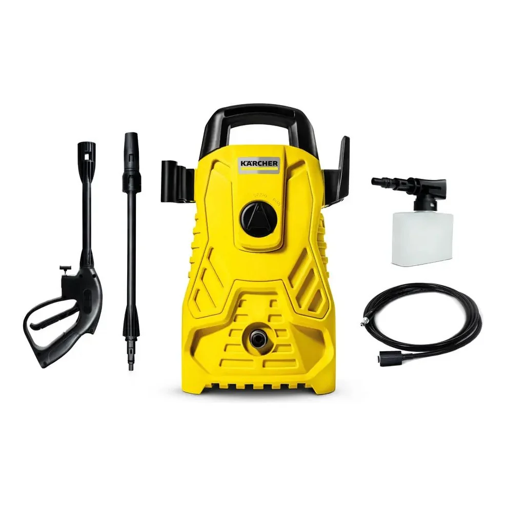 ✨ Lavadora de Alta pressão Kärcher Compacta 1500 PSI/Libras 1400W 300L/h com Aplicador de Detergente e Lança Regulável 220v