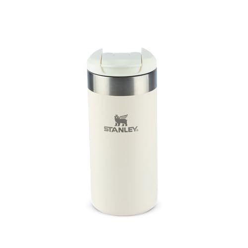 ✨ Stanley - Garrafa Térmica AeroLight Transit, garrafa isolada em vácuo para café, chá e bebidas, em aço inoxidável leve, 354ml, Cream