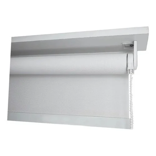 ✨ Persiana Rolo Blackout 0% L 1,20x1,40 A Deixa Quarto Escuro Cor Branco
