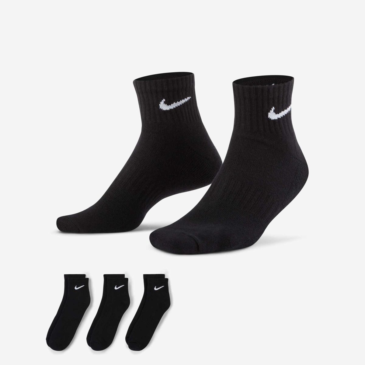 ✨Meia Nike Everyday Cushion (3 pares) Unissex