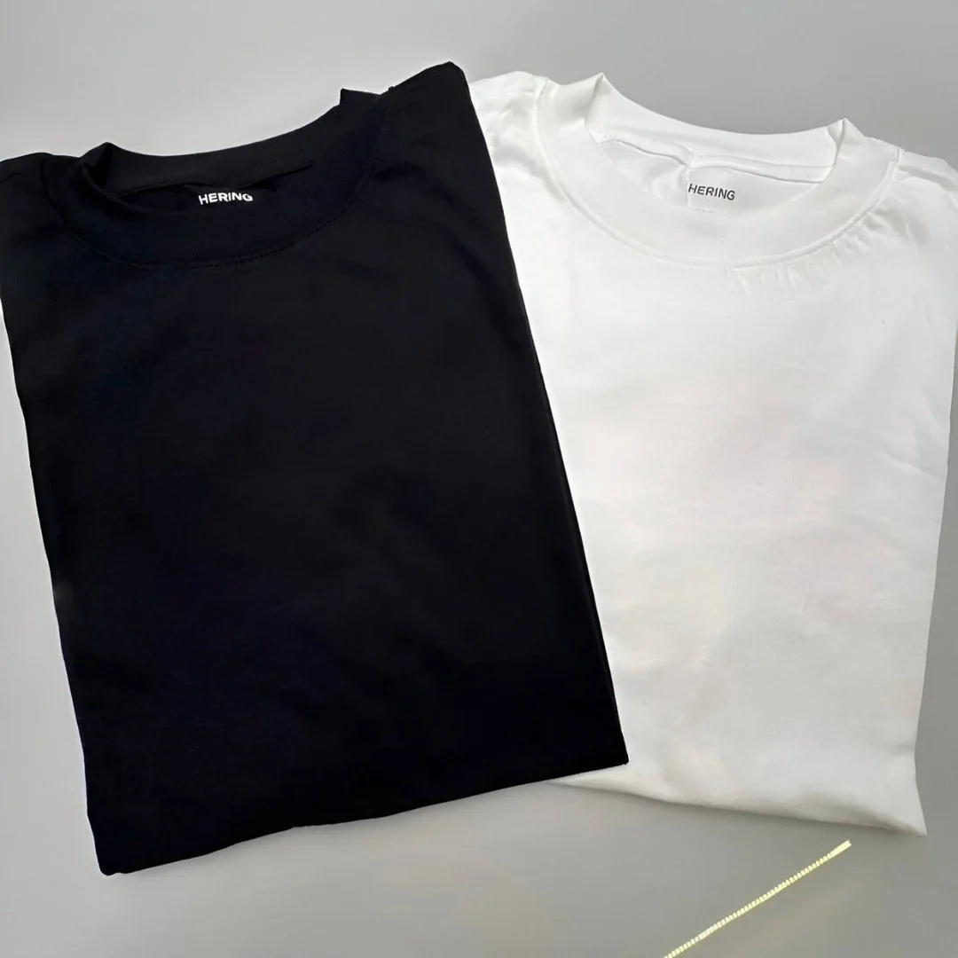 ✨Kit Com 2 Camisetas Masculinas Básicas Relaxed Hering
