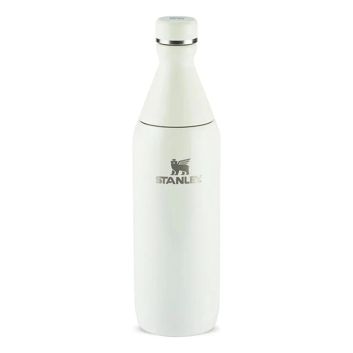 ✨ Garrafa Térmica Stanley Slim Bottle Cream Gloss 591ml