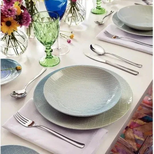 ✨Aparelho De Jantar Polaris 20 Peças Decorada Tramontina Branco Liso