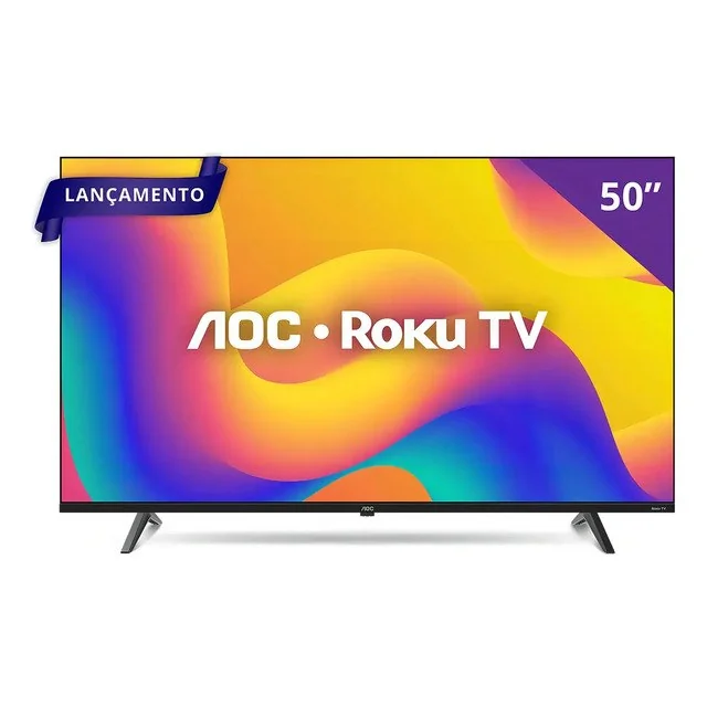 ✨Smart Tv 50 Aoc 4k Dled 50u7045/78g Roku Tv Quad