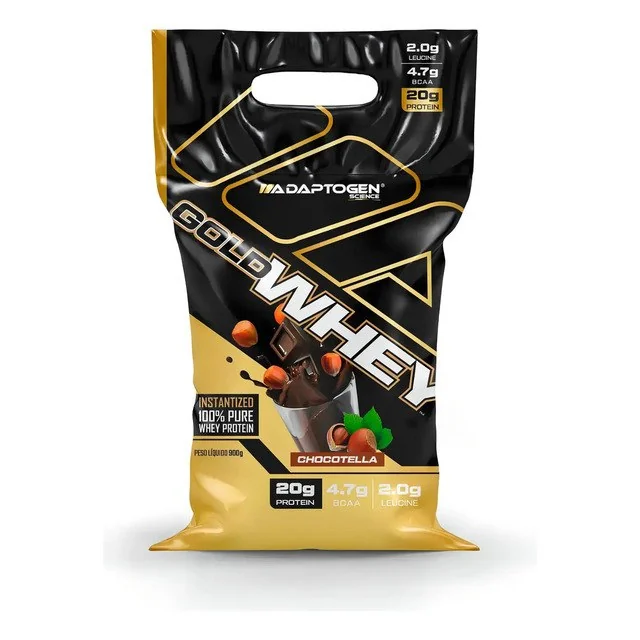 ✨Gold Whey 100% Whey Protein 900g Sabor Chocotella Adaptogen Sabor Chocotela