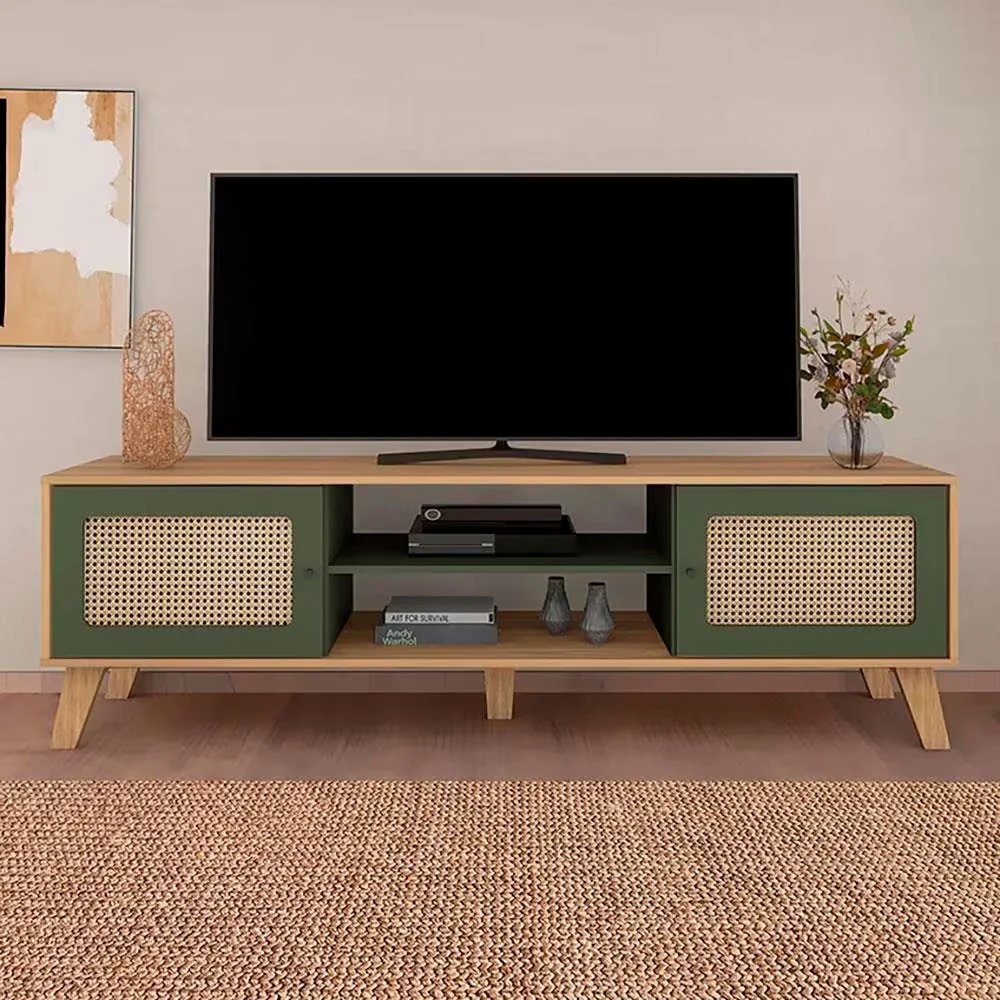 ✨Rack Charlotte Com 180cm de Largura Para TV de até 75 Polegadas Artely Móveis
