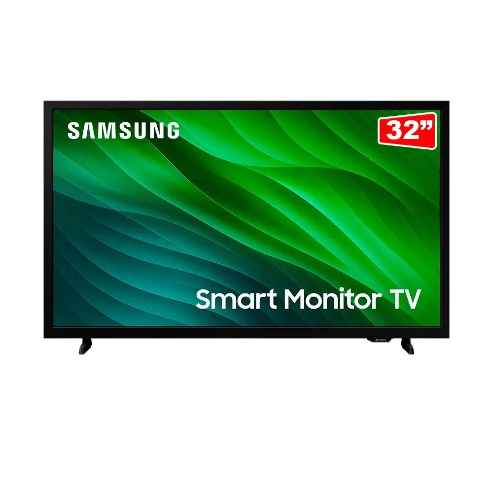 ✨Smart TV Samsung 32" HD Tizen HDR Wi-Fi HDMI Bivolt Preta