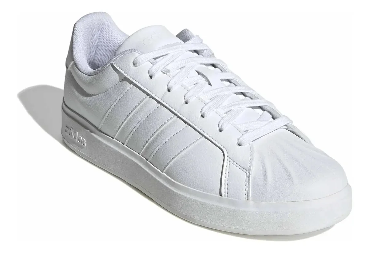 ✨Tênis Masculino Streettalk adidas Ftwwht Ftwwht Ftwwht Lisa 40 Br