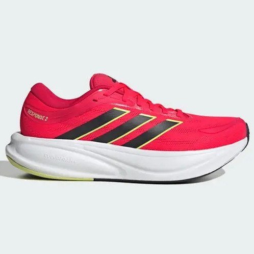 ✨ Tênis Masculino Response 2 adidas Lucred/cblack/pullim Liso 40 Br