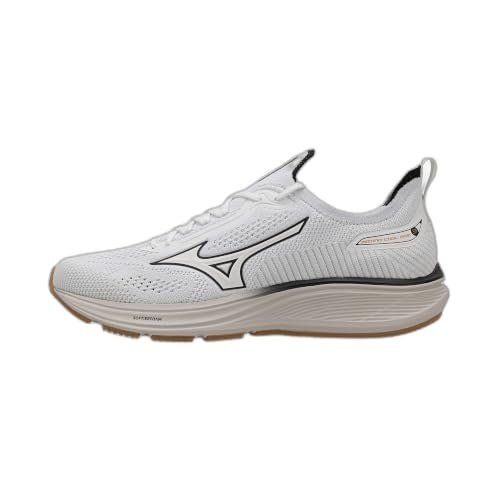 ✨ Tênis Mizuno Cool Ride 3 - Branco/Preto - Tamanho 40