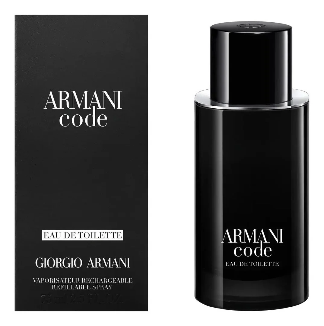 ✨ Perfume Masculino Armani Code Eau de Toilette Refilável, 125ml