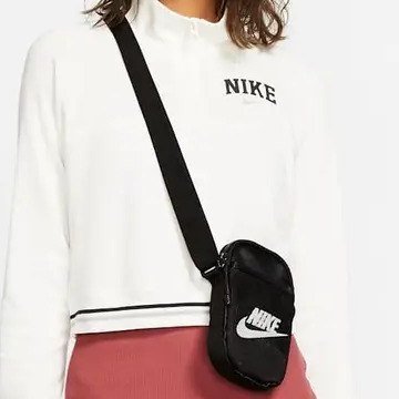 ✨ Bolsa Transversal Nike Heritage Preta Preto