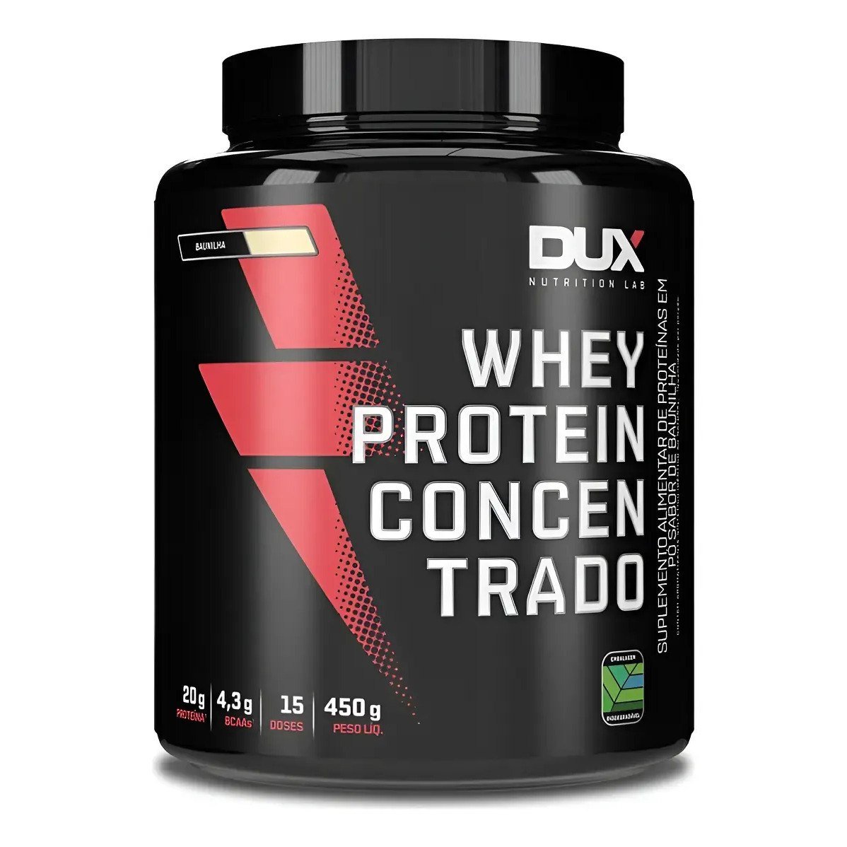 ✨ Whey Protein Concentrado - Pote 450g Sabor Butter Cookies