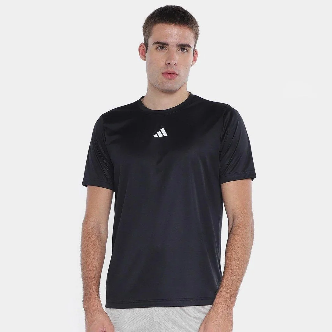 ✨Camiseta Adidas Treino Básica Masculina - Preto+Branco