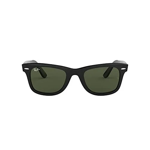 ✨ Óculos de Sol Ray-Ban Wayfarer 0RB2140 901 Tam 54 / Preto - Lentes Verde