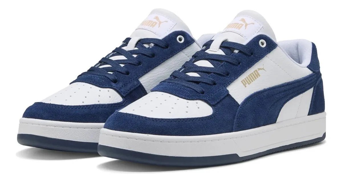 ✨Puma Caven 2.0 Mono Bdp Branco E Azul Lisa 40 Br