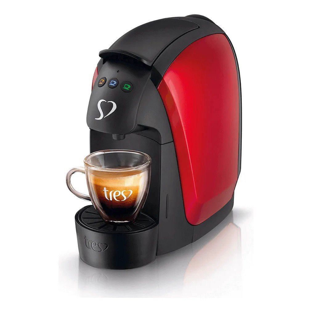 ✨ Cafeteira Espresso Três 3 Corações Luna Automática Vermelho 220v