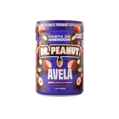 ✨ Dr. Peanut Pasta De Amendoim Avelã 250g - Com Whey Protein