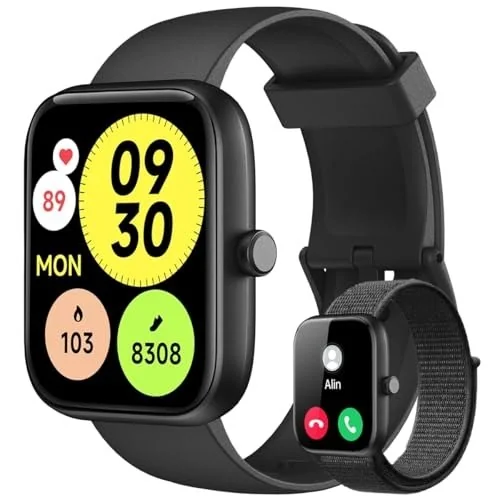 ✨ Smartwatch Relógio Inteligente, Tela HD de 1,83" Relógio Fitness com Alexa, 120 Esportes, Frequência Cardíaca e Monitoramento do Sono, IP68 à rova d'á...