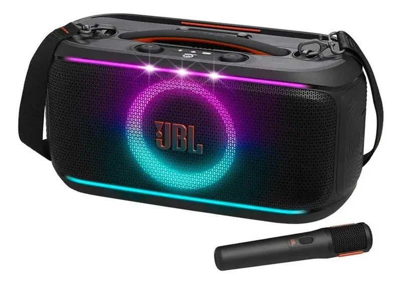 ✨ Caixa De Som Jbl Partybox On The Go 2 Preta Com Microfone
