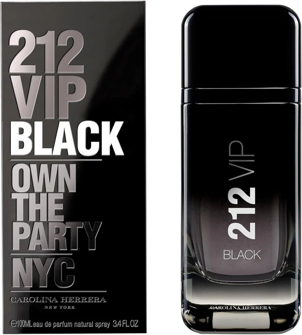 ✨ 212 Vip Black Carolina Herrera - Perfume Masculino Eau de Parfum - 100Ml, Carolina Herrera, 100