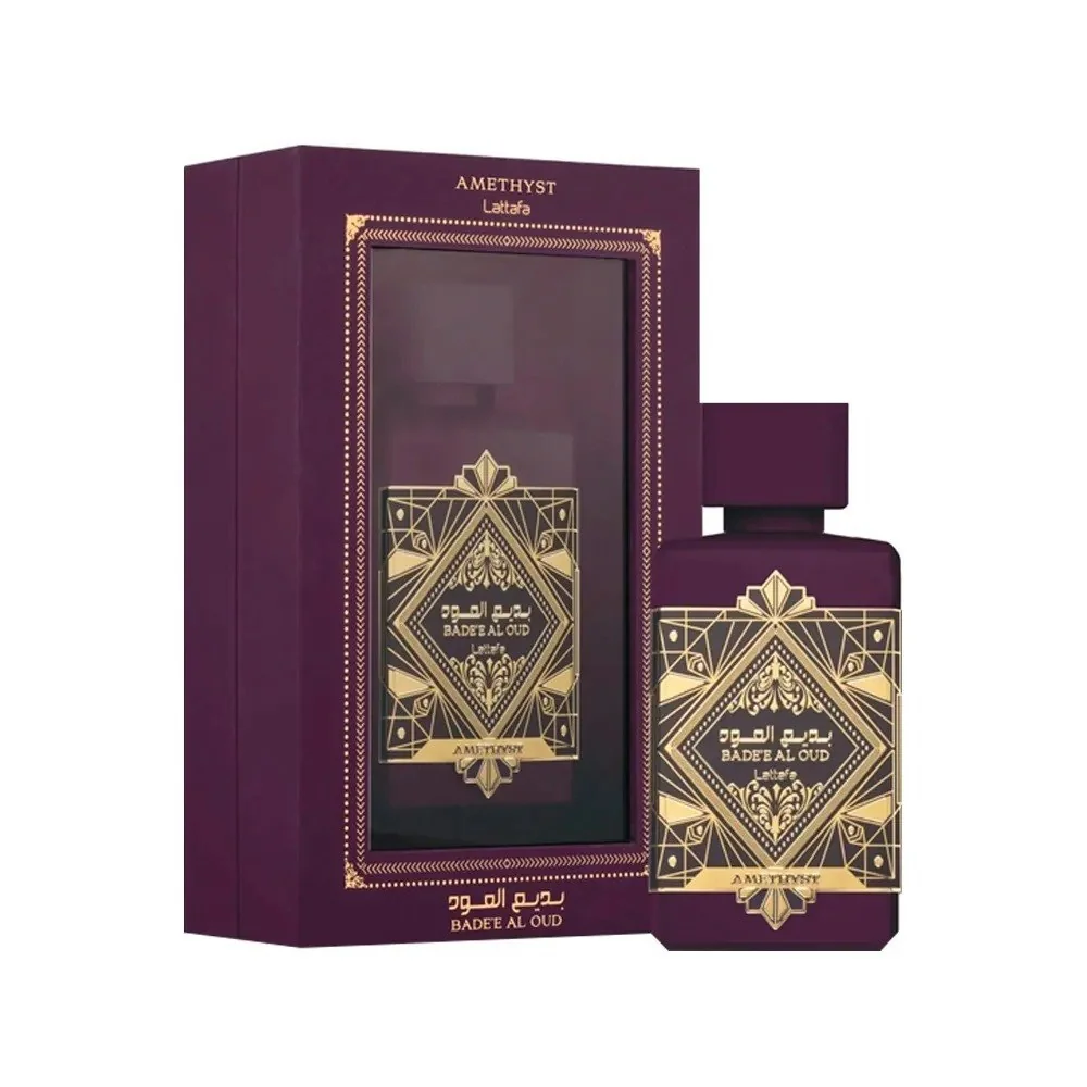 ✨Perfume Lattafa Bade'e Al Oud Amethyst Unissex Eau de Parfum 100ml