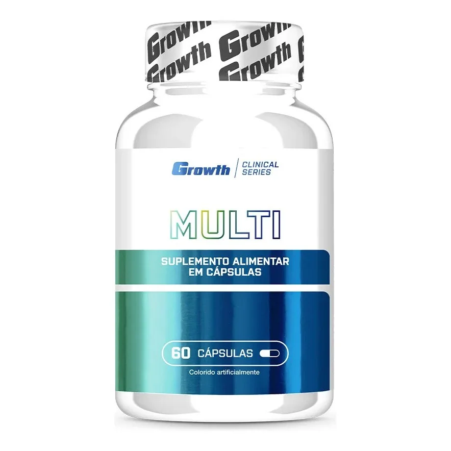✨ Multivitamínico 60 Cáps. Growth Supplements - Sem Sabor Sem Sabor