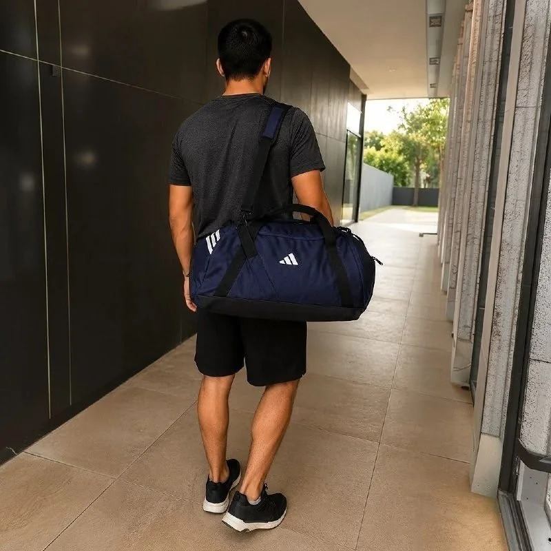 ✨ Mala Esportiva Duffel Grande Tiro adidas Azul Liso
