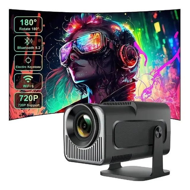 ✨Projetor Magcubic Hy320 Mini New 2024 Wifi 4k 390 Ansi 11.0 Preto 127/220v