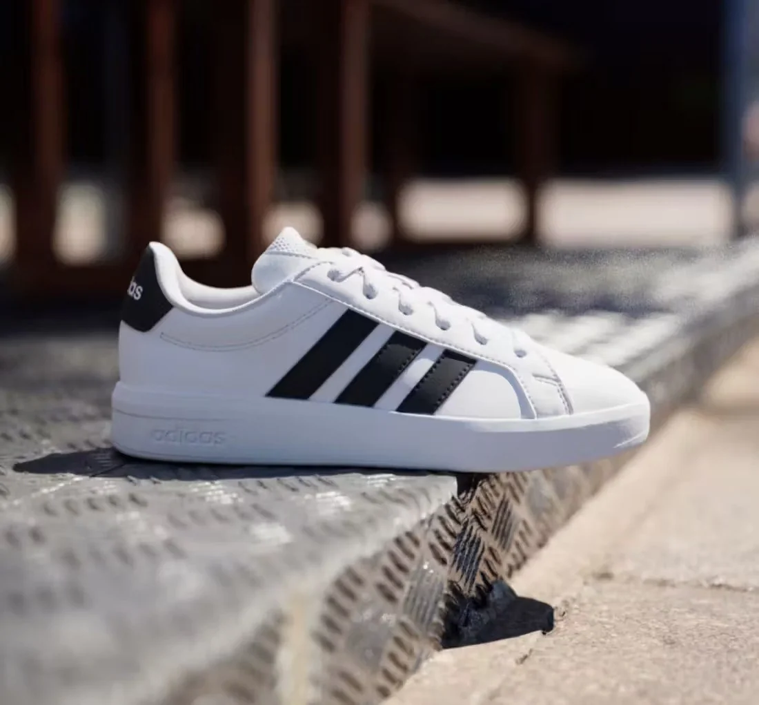 ✨Tênis Masculino Grand Court 3.0 adidas Ftwwht/cblack/ftwwht Lisa