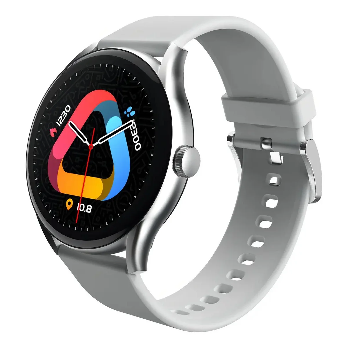 ✨ Relógio Smartwatch Qcy Gt S8 Tela Amoled Bluetooth Ipx8 Cor Cinza