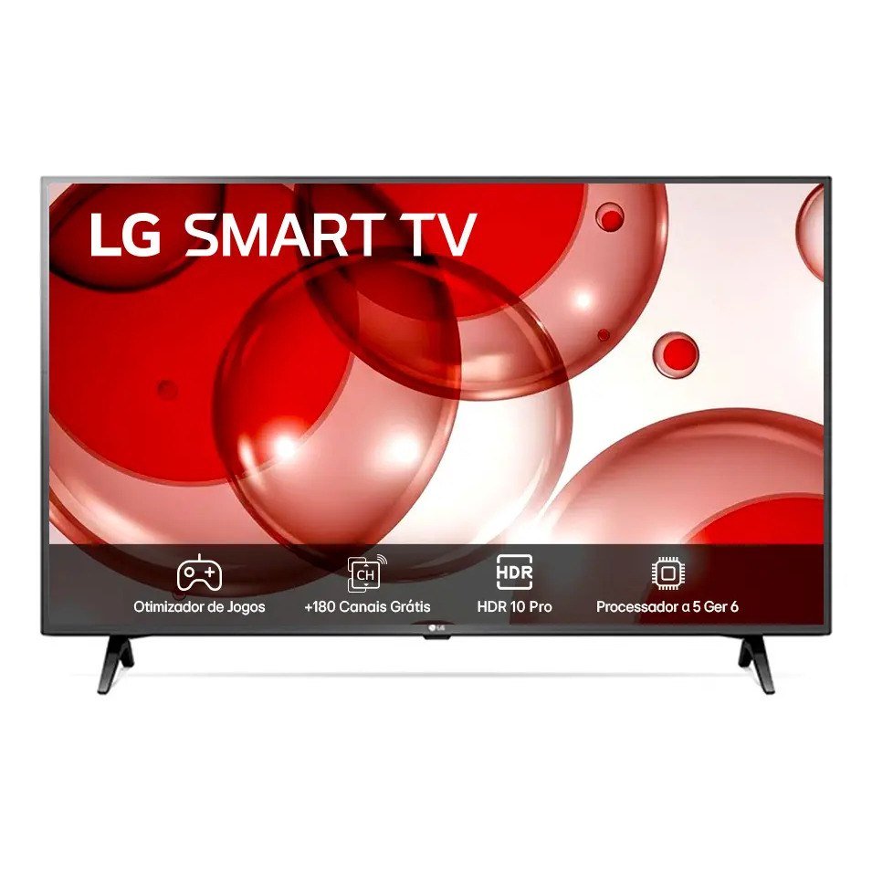 ✨ Smart TV Profissional LG 43" Full HD Processador a5 Ger6 AI Alexa Integrada webOS 23 – 43LR671C-B