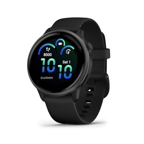 ✨ Garmin Relógio Vivoactive 6 Preto 43mm com Monitor Cardíaco de Pulso e GPS