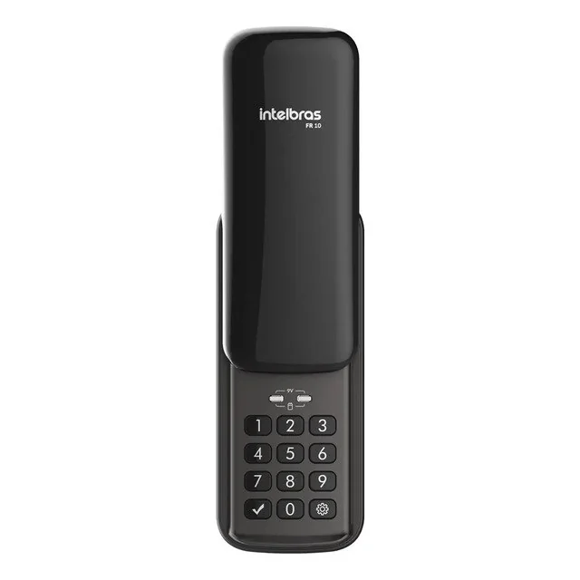 ✨ Fechadura Digital De Sobrepor Com Senha Fr 10 Preto Intelbras