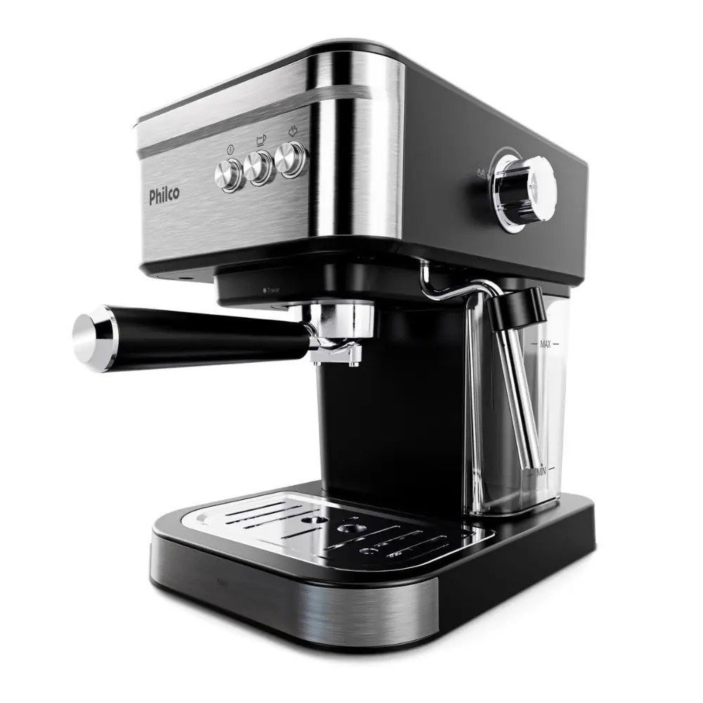 ✨ Cafeteira Expresso Philco Pcf04a 1,2l E Aquecedor De Xícaras preto