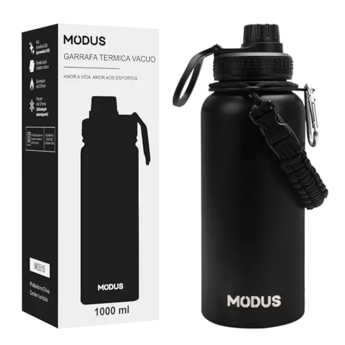 ✨ MODUS Garrafa Térmica Esportiva De Inox Com Isolamento A Vácuo 950ML
