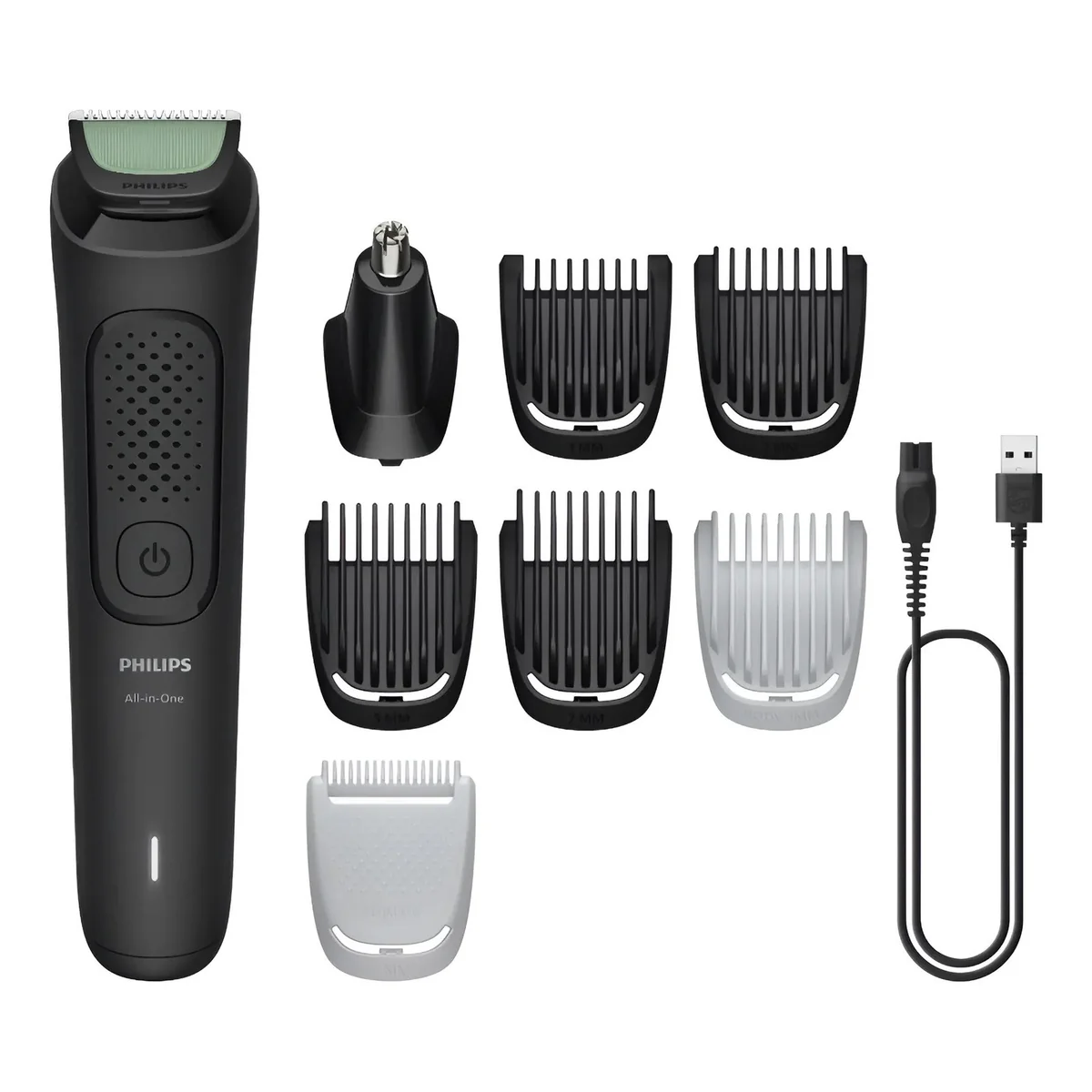 ✨ Aparador De Pelos Multigroom 8 Em 1 Mg3917/15 Philips Preto 127/220v