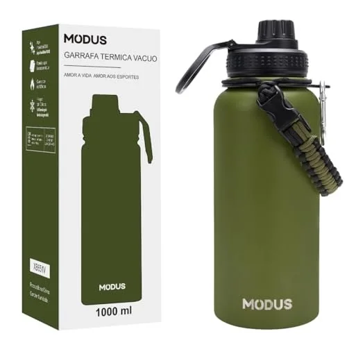 ✨ MODUS Garrafa Térmica Esportiva De Inox Com Isolamento A Vácuo 950ML