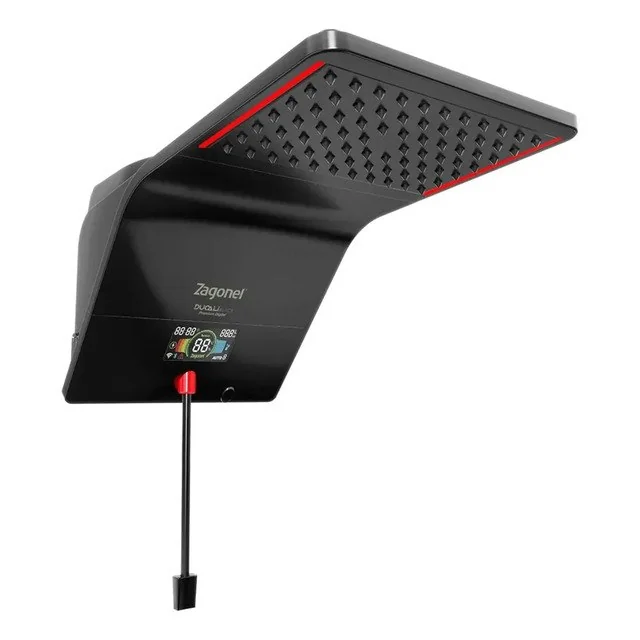 ✨Chuveiro Elétrico Zagonel Ducali Premium Digital 127v 5500w Preto 5.5 Kw