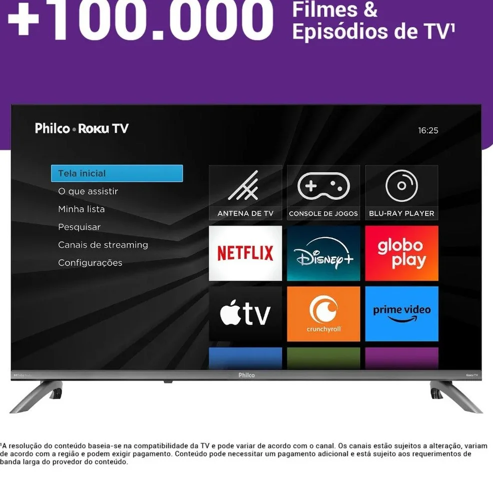 ✨ Smart Tv 32 Philco Roku Tv Dolby Áudio Hdr10 P32crb