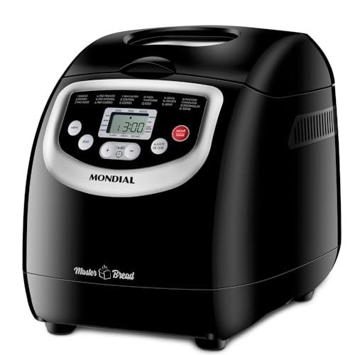 ✨ Panificadora Automática Master Bread, Mondial, Preto, 700W, 220V - NPF-53