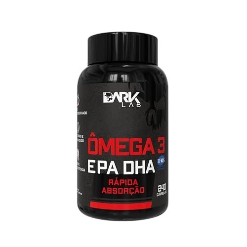 ✨ Ômega 3 EPA DHA, Dark Lab, 240 Cápsulas