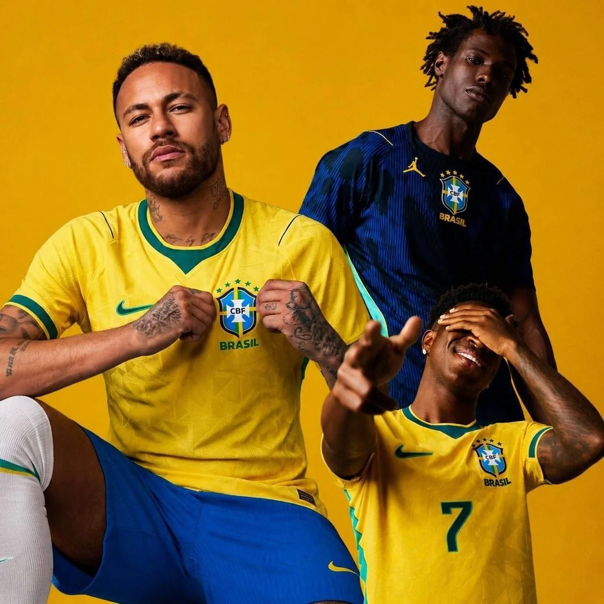 ✨Camisa Seleção Brasil Home 26/27 s/n Torcedor Nike Masculina - Amarelo