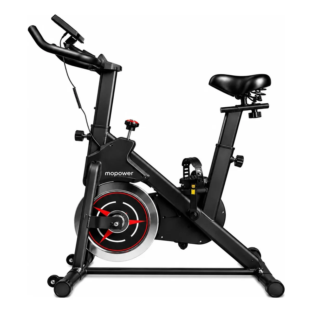 ✨ Bicicleta Spinning Ergométrica Fitness Mopower 19ba Vermelho 1.2v