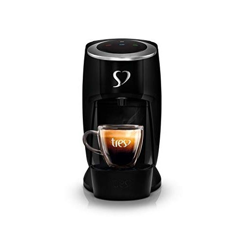 ✨ 3 Corações TRES Cafeteira Espresso e Multibebida Touch Preta - 127V