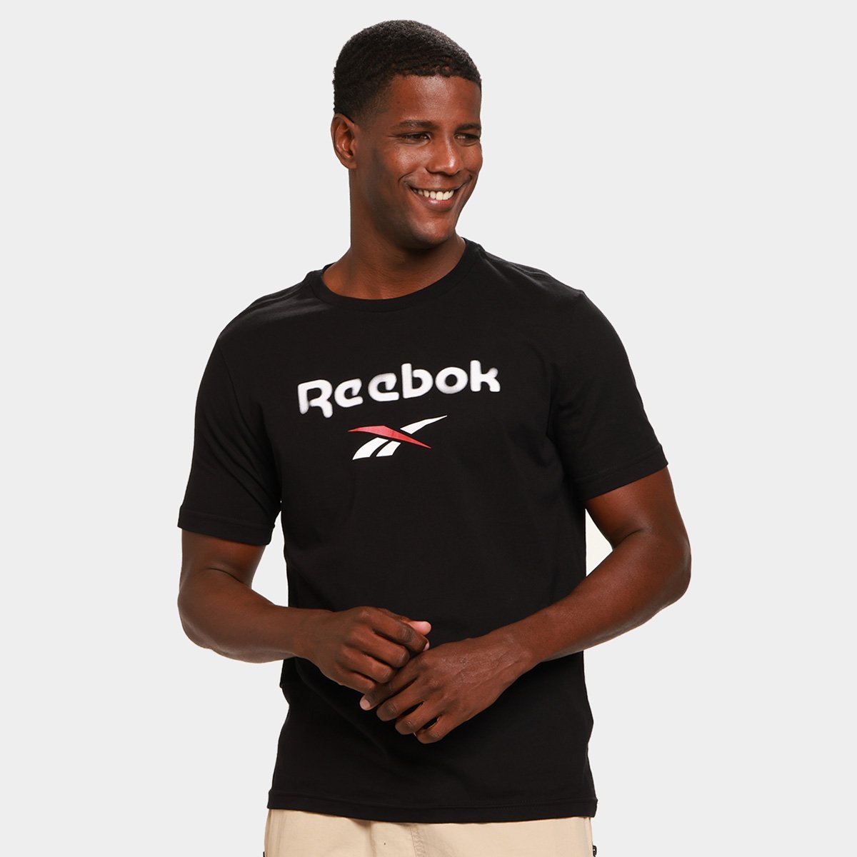✨Camiseta Reebok Stacked Masculina